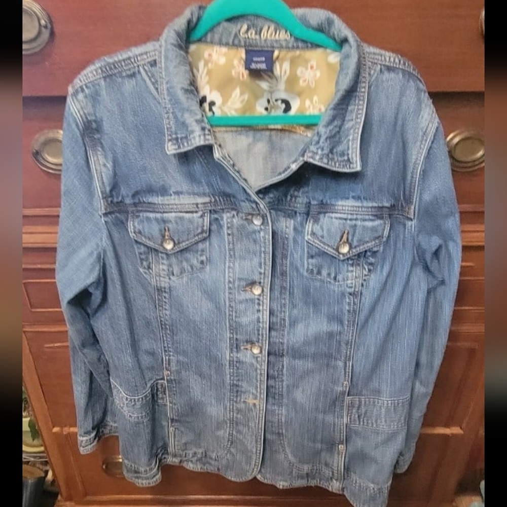 LA Blues Jean Jacket Women's 22/24 Button Up